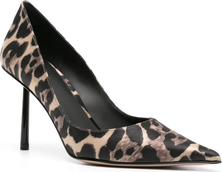Bella 90mm leopard-print pumps - Image 2