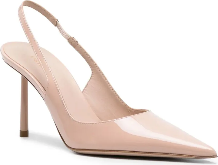 Bella 95mm patent leather pumps - Image 2