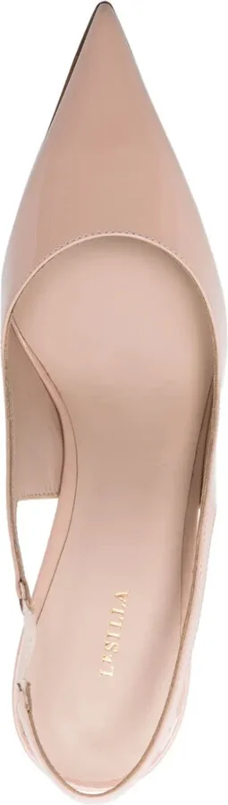 Bella 95mm patent leather pumps - Image 4