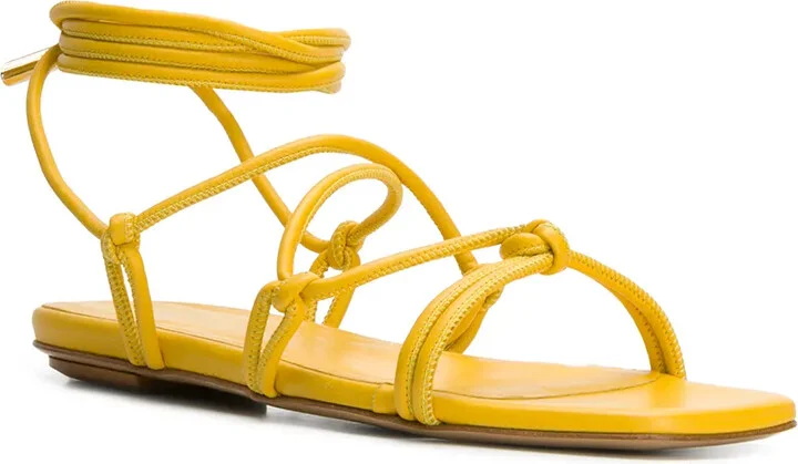 Bella flat leather sandals - Image 2
