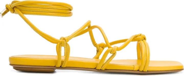Bella flat leather sandals