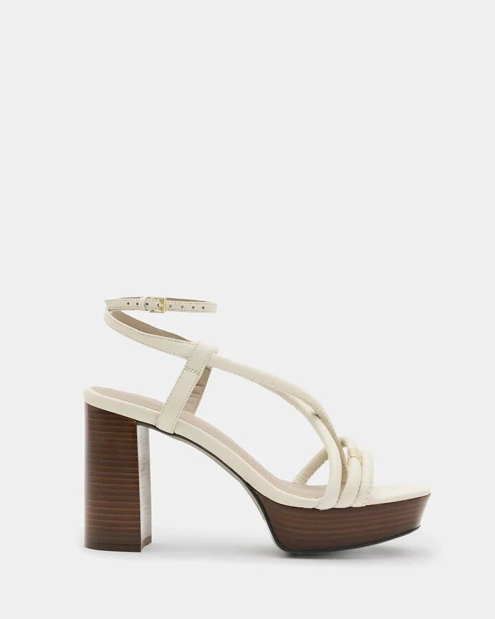 Bella Leather Platform Heel