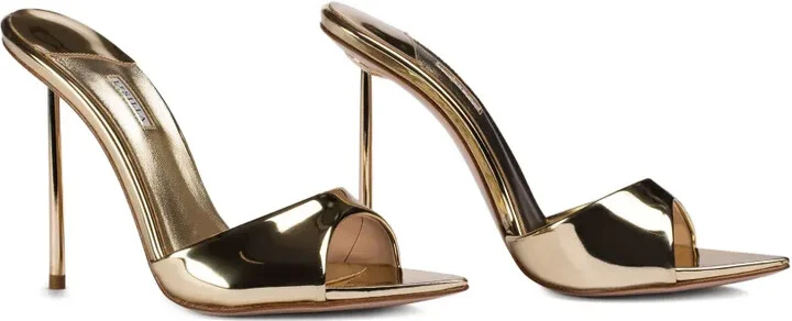 Bella metallic open-toe sandals - Image 2