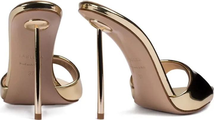 Bella metallic open-toe sandals - Image 3