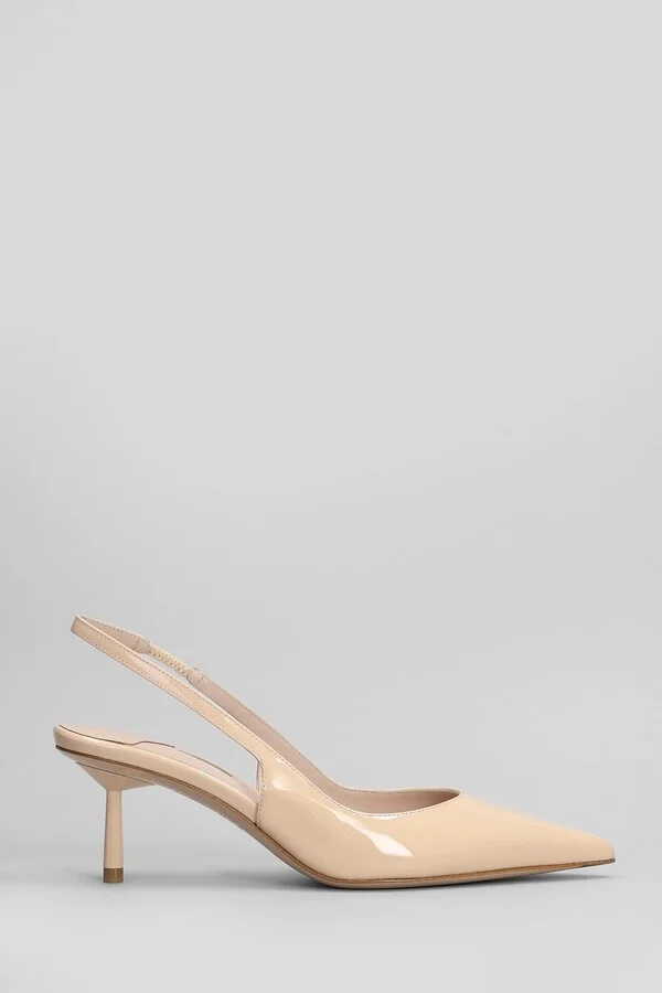 Bella Pumps In Powder Patent Leather
