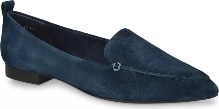 Navy Suede