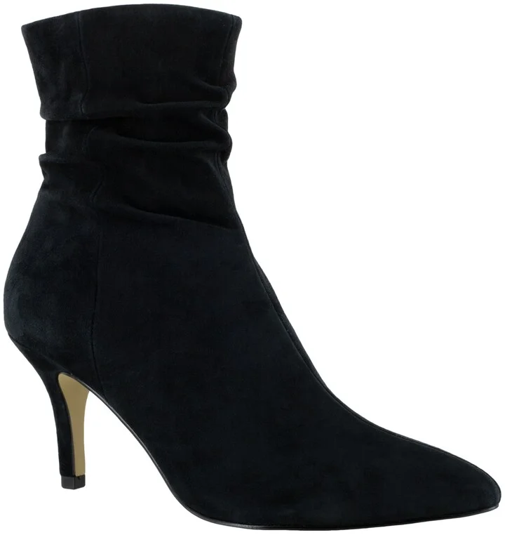 Black Suede Leather