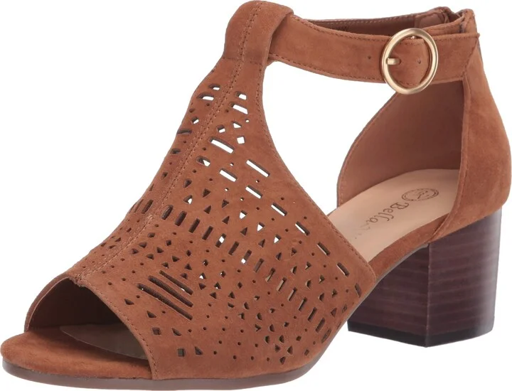 Bella Vita Finn Cutout Sandal with Back Zipper Heeled