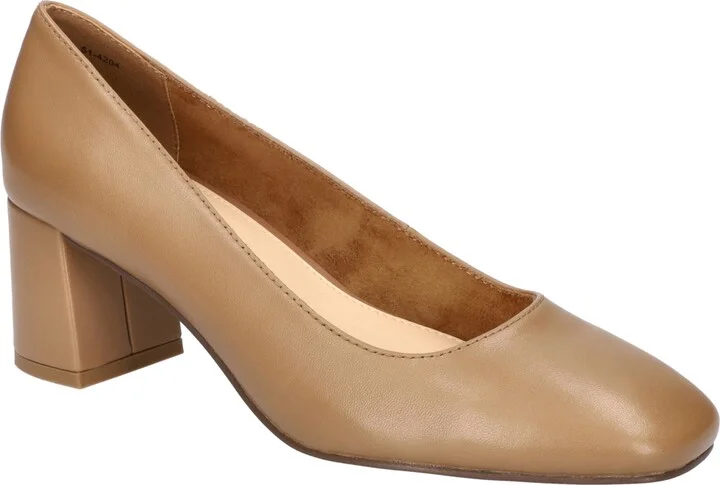 Bella Vita Jillian Women's Block Heel Square Toe Pumps