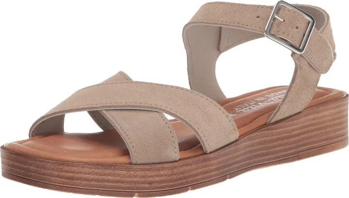 Bella Vita Made in Italy Women's Car-Italy Flat Sandal