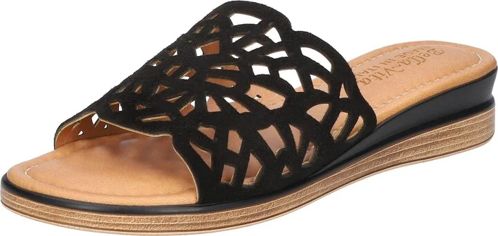 Black Kidsuede Italian Leather