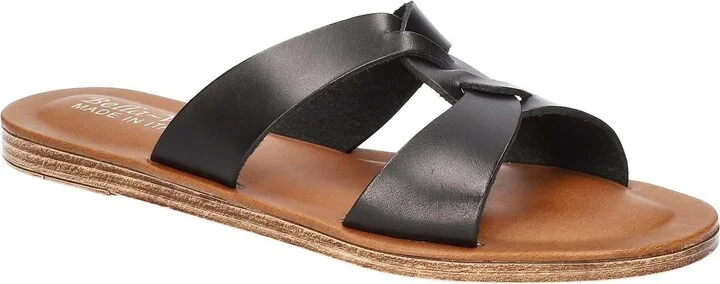 Bella Vita Made in Italy Women's Dov-Italy Flat Slide Sandal