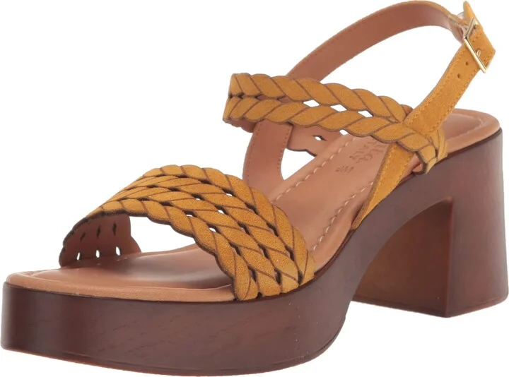 Mustard Suede Leather