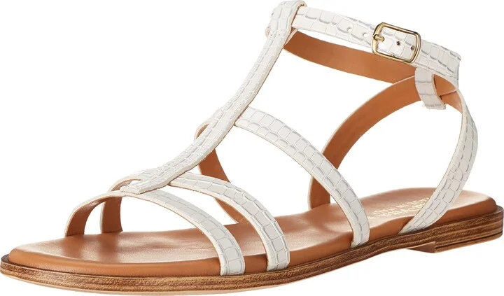 White Croco Italian Leather