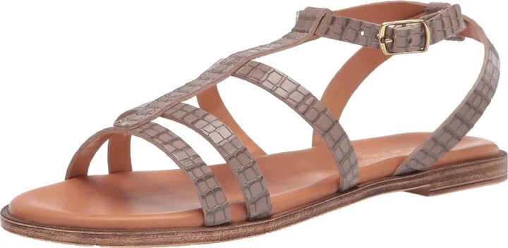 Grey Croco Italian Leather