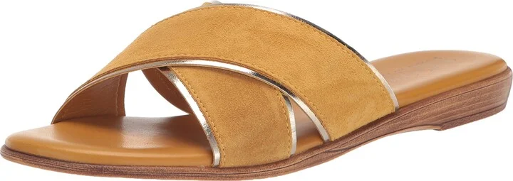 Yellow Suede Leather