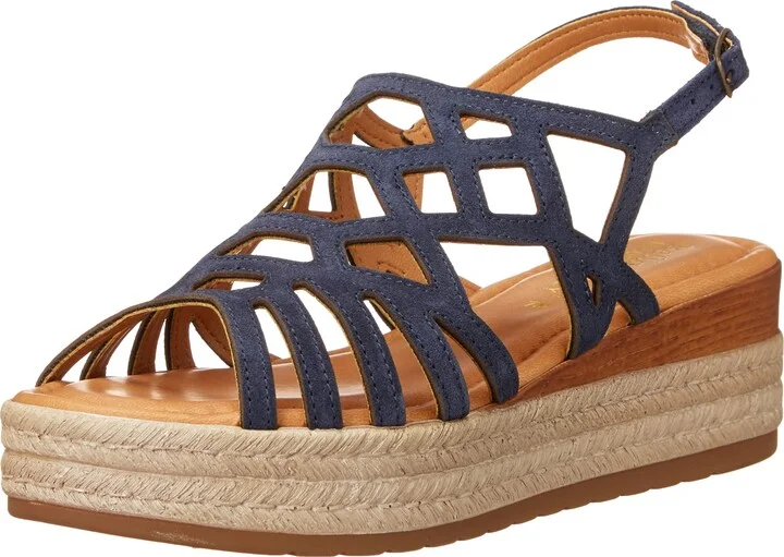 Navy Suede Leather