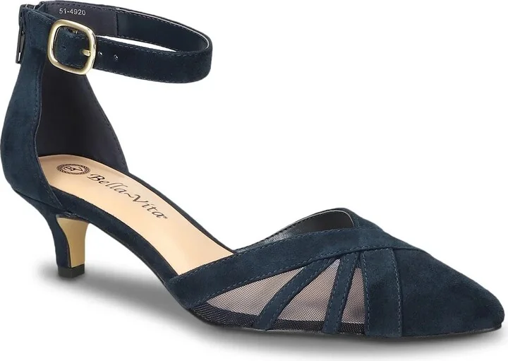 Navy Suede
