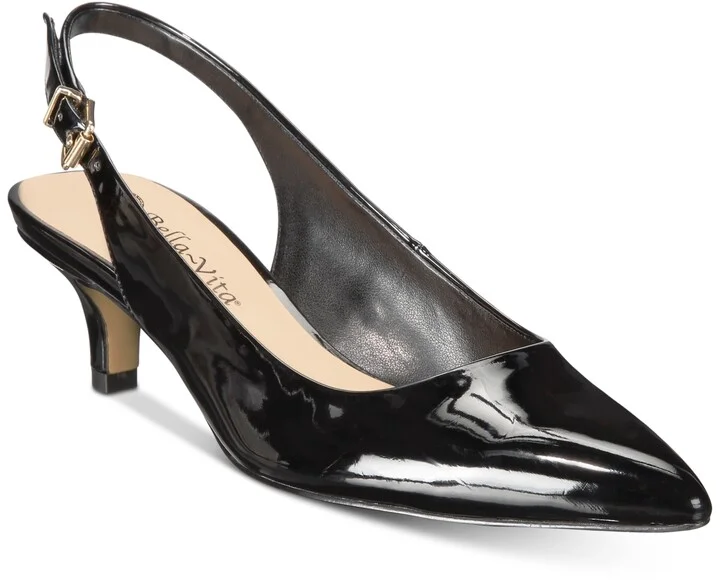 Bella Vita Scarlett Ii Kitten-Heel Slingback Pumps