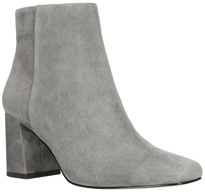 Grey Suede Leather