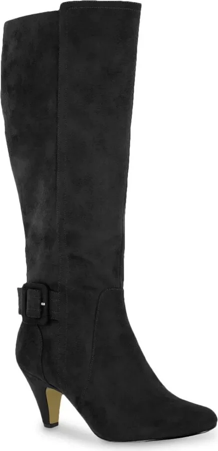 Black Faux Suede
