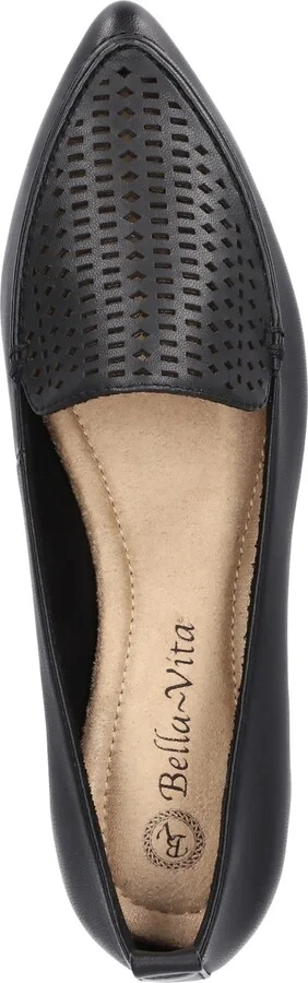 Bella Vita Women's Alessi Perf Pointed Toe Flats - Image 6