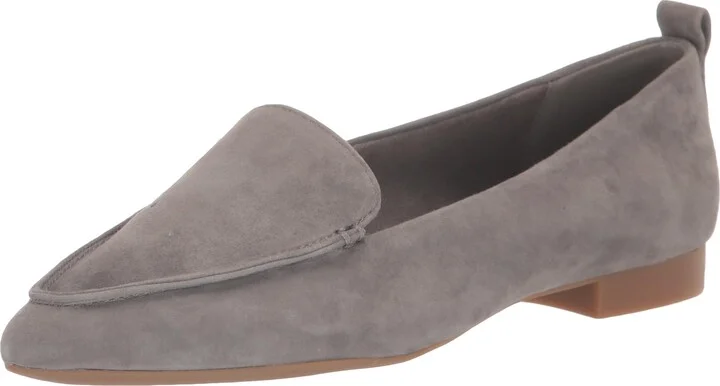 Grey Suede Leather