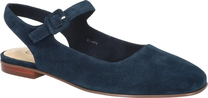 Navy Kidsuede Leather