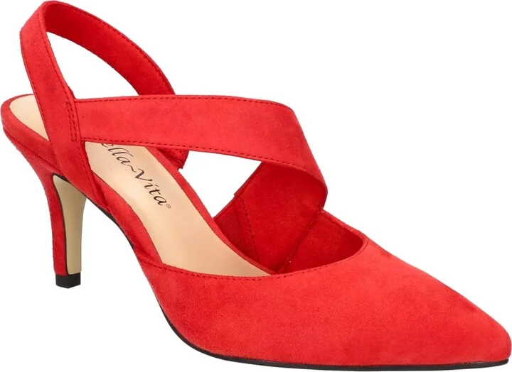 Red Suede Leather