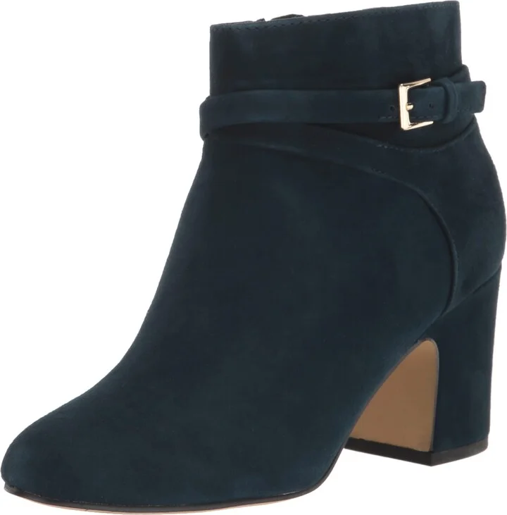 Navy Suede Leather