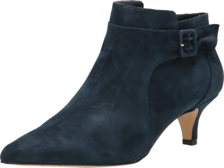 Navy Kidsuede Leather