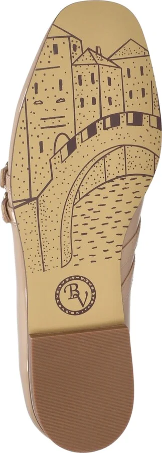 Bella Vita Women's Davenport Mary Jane Flats - Nude Patent, Faux Leather - Image 5