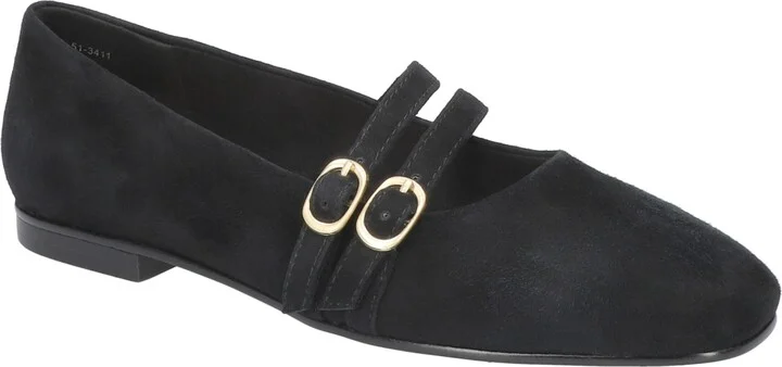 Black Suede Leather