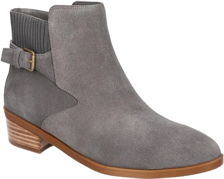 Grey Suede Leather