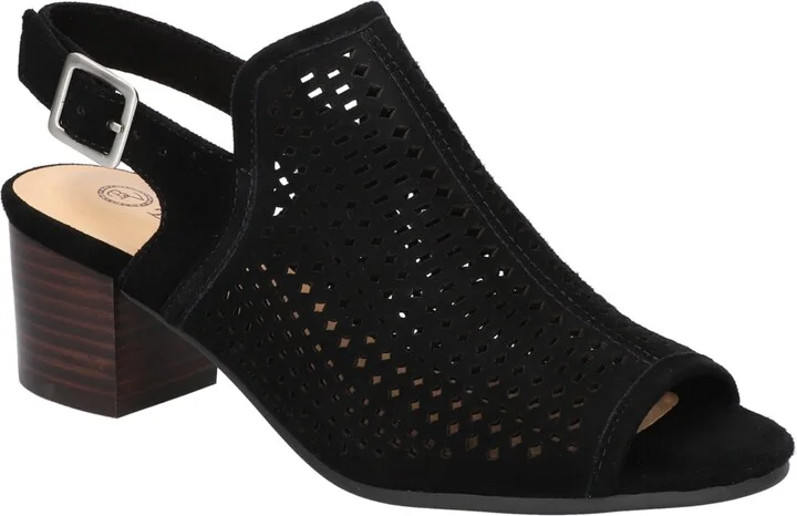 Black Suede Leather