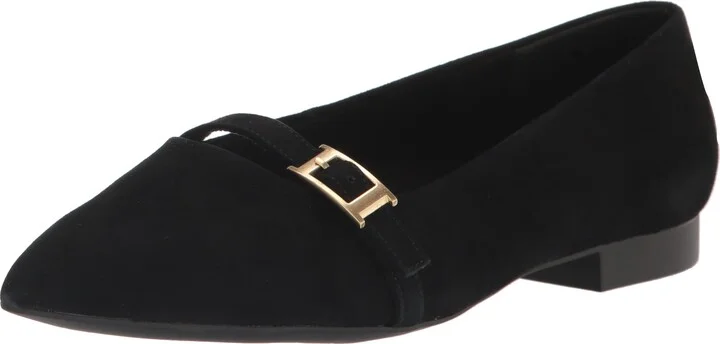 Black Suede Leather