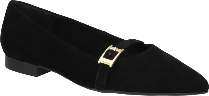 Black Suede Leather