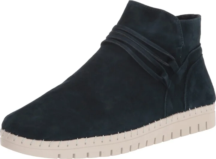 Navy Suede Leather