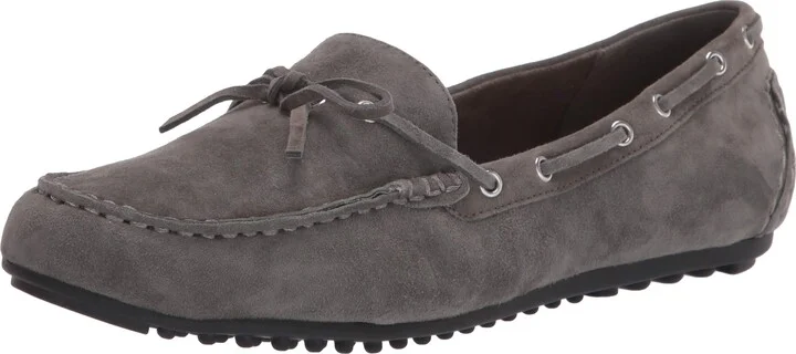 Grey Suede Leather