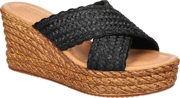 Bella Vita Women's Geo-Italy Wedge Sandals