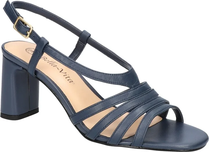 Navy Leather