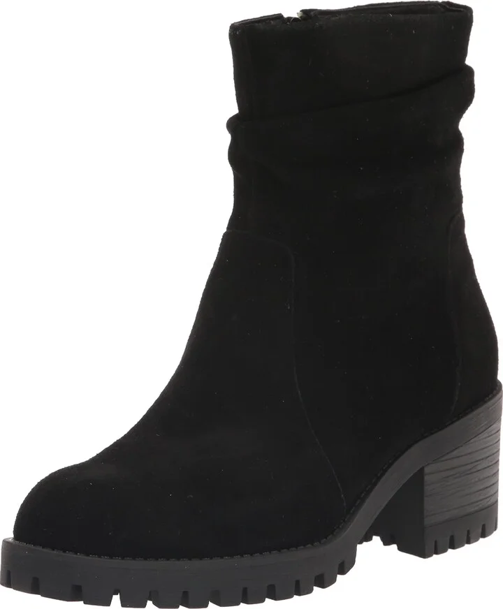Black Suede Leather