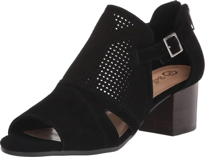 Black Suede Leather