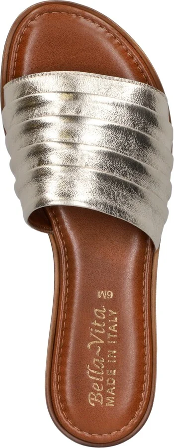 Bella Vita Women's Italy Rya-Italy Flat Slide Sandals - Image 9