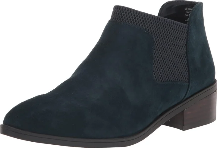 Navy Suede Leather