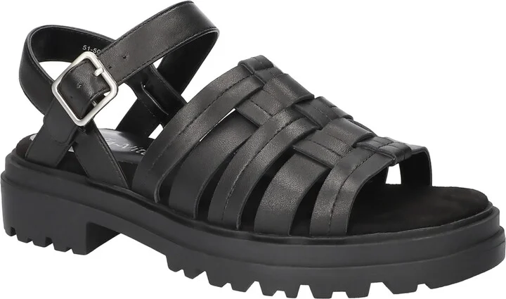 Bella Vita Women's Loni Lug Sole Fisherman Sandals