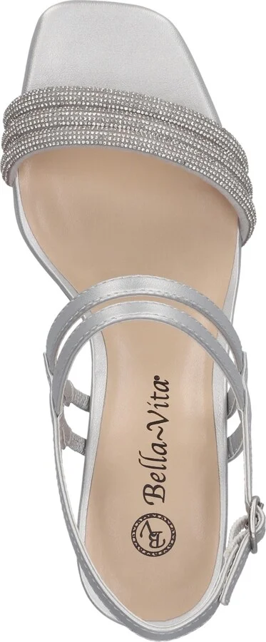 Bella Vita Women's Majesty Square Toe Block Heel Sandals - Image 9