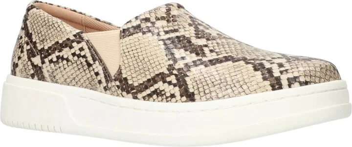 Taupe Snake Faux Leather