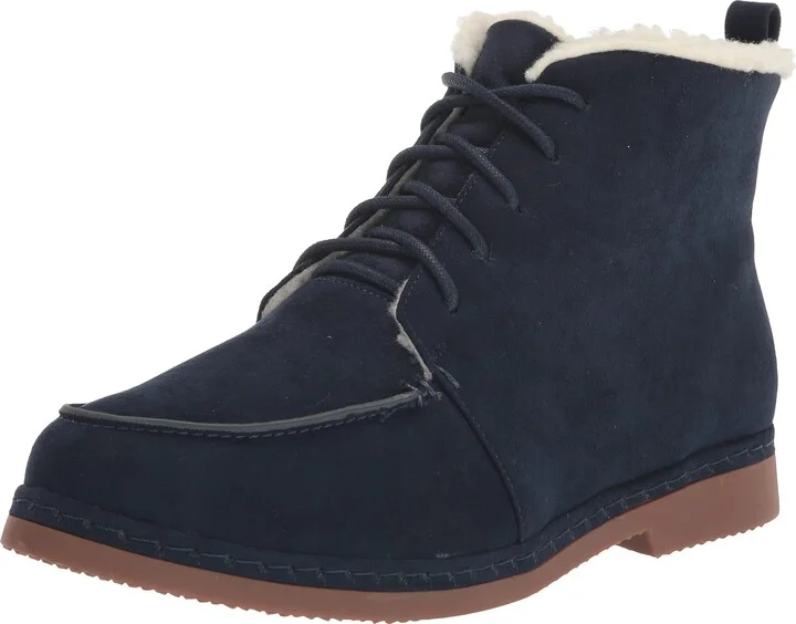 Navy Suede