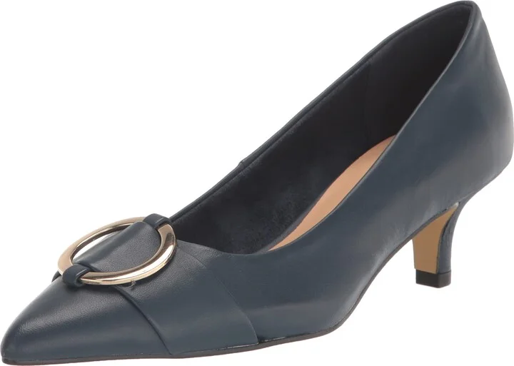 Navy Leather